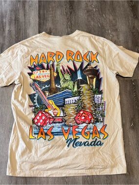 HARD ROCK CAFE Las Vegas T Shirt Adult M Vintage PAC Sun